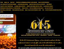 Tablet Screenshot of 615entertainmentagency.com